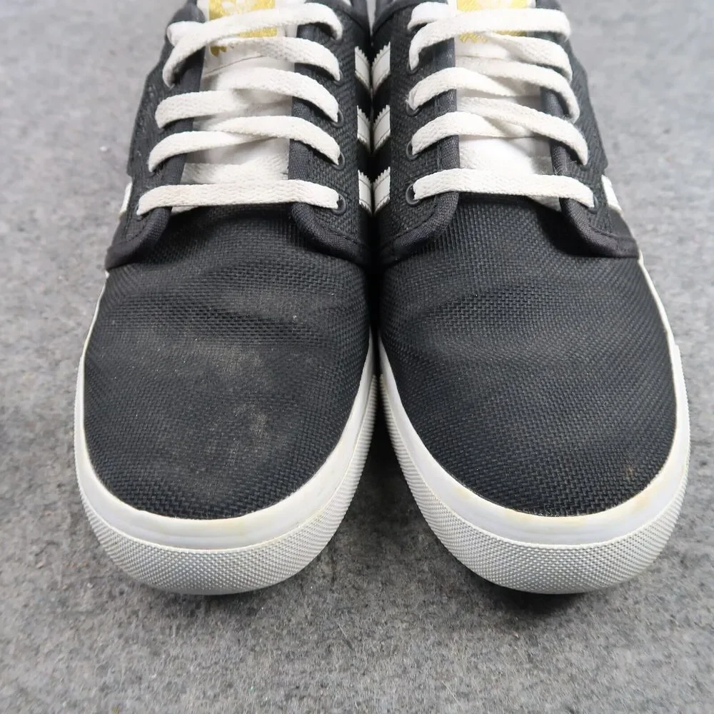 Adidas Shoes Mens 6.5 Sneaker Lifestyle Trainers Skate Casual Active Black White